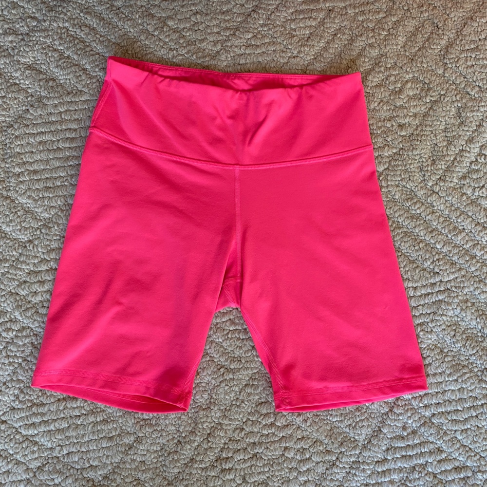 Old navy | hot pink biker shorts | size L